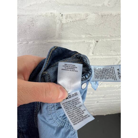 Lucky Brand Women's Ava Mid Rise Skinny Leg Denim Jeans Dark Wash Blue Size 12 - Picture 12 of 13